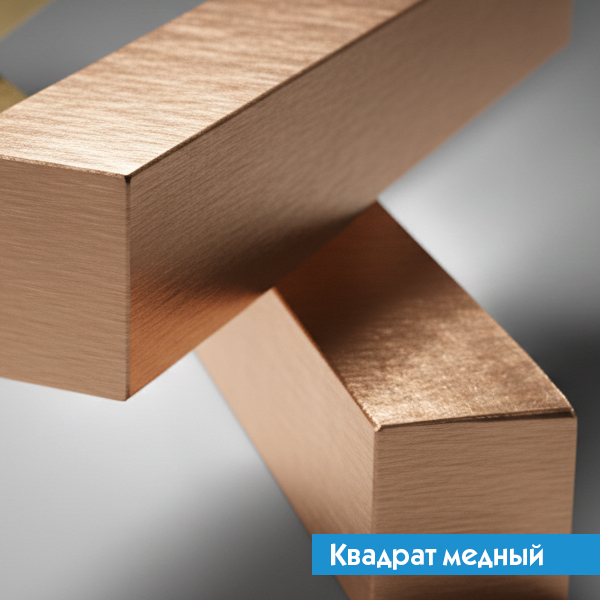 Квадрат медный 9 мм М1 ГОСТ 1535-2016